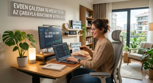 Dijital dünyada çocuk güvenliği için bir araya gelmiş, bir tablet etrafında sohbet eden mutlu ve bilinçli bir aile ebeveyn rehberliği.